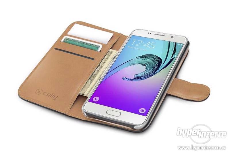 Samsung Galaxy A7 2016 CELLY Wally Flip pouzdro z PU kůže - foto 5