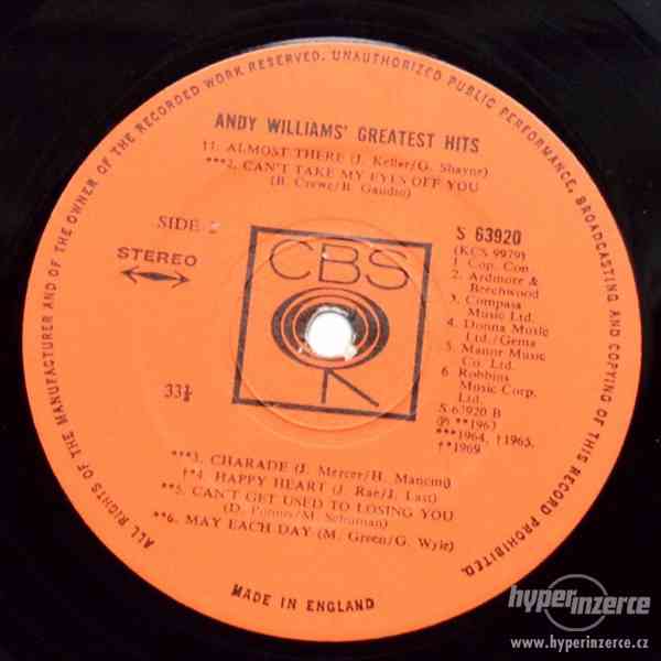 ANDY WILLIAMS - GREATEST HITS - foto 6