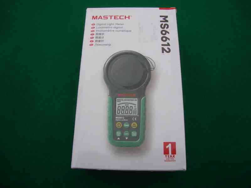Mastech MS6612 Profesionální Luxmetr 0 - 200 000 Lux nový - foto 11