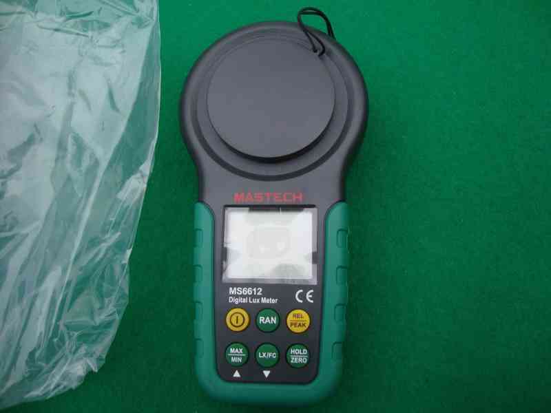 Mastech MS6612 Profesionální Luxmetr 0 - 200 000 Lux nový - foto 1