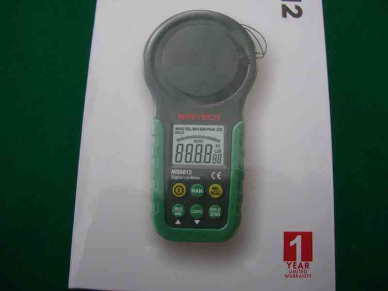 Mastech MS6612 Profesionální Luxmetr 0 - 200 000 Lux nový - foto 12