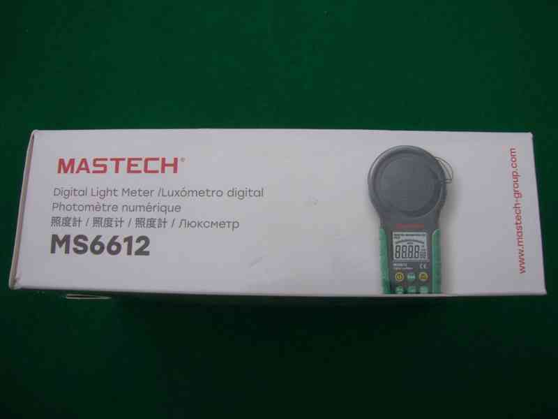 Mastech MS6612 Profesionální Luxmetr 0 - 200 000 Lux nový - foto 16