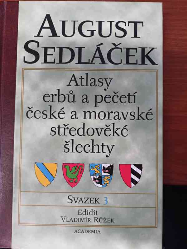Atlasy erbů a pečetí české a moravské středové šlechty  - foto 1