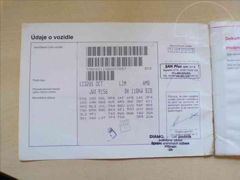 Škoda Octavia 1,8 TSI SERVISNÍ KNIHA - foto 14