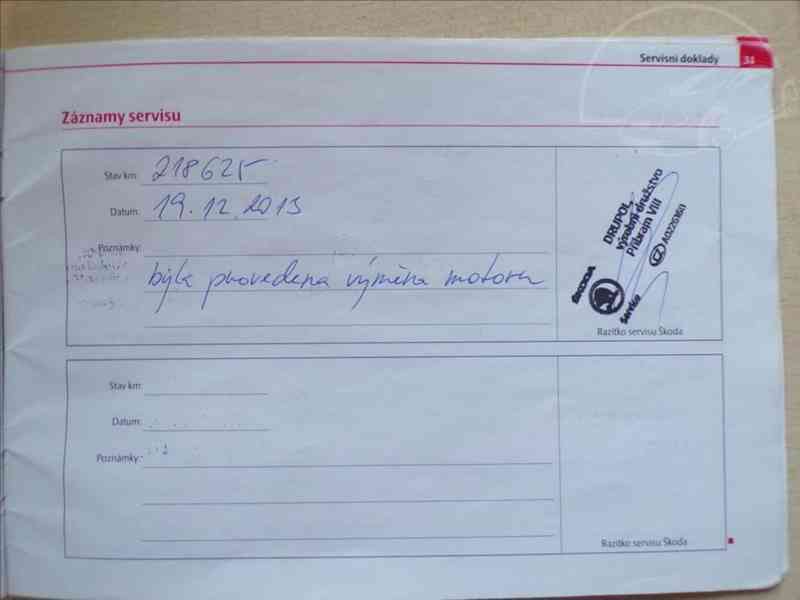 Škoda Octavia 1,8 TSI SERVISNÍ KNIHA - foto 18