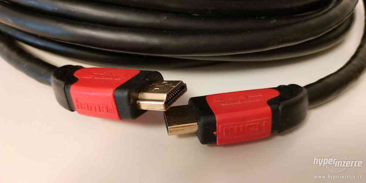 Kabel HDMI HAMA 10m, Ethernet, pozlacený - foto 2