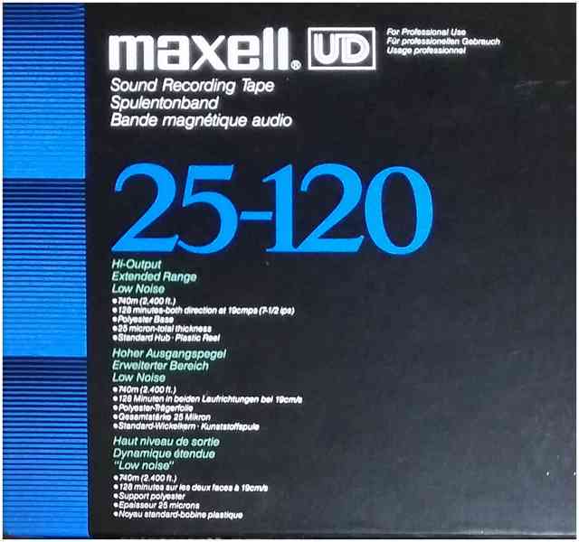 Magnetofonopvé pásky MAXELL