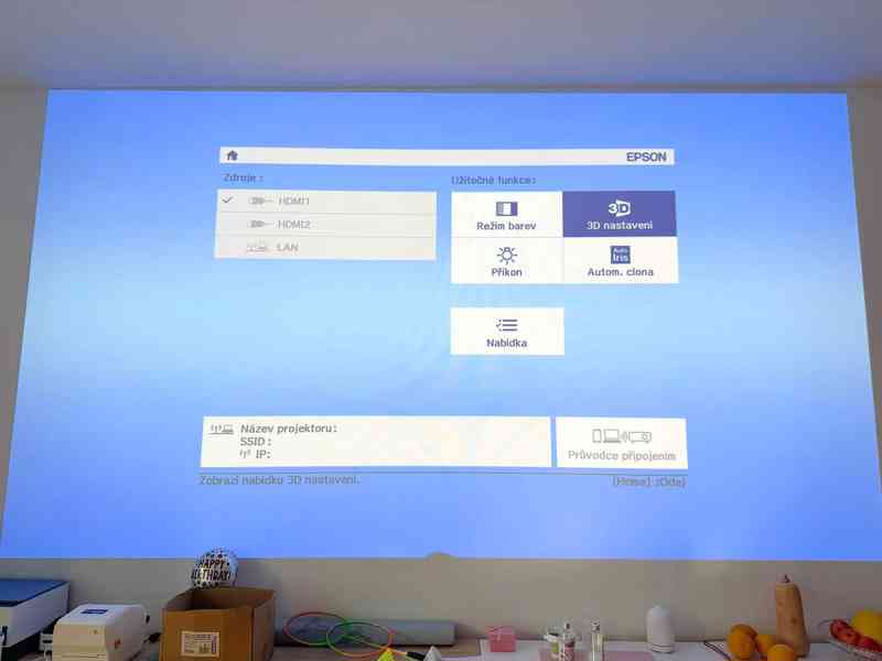 Projektor Epson EH-TW7000 Domácí kino 3D, 4K PROUHD - foto 11