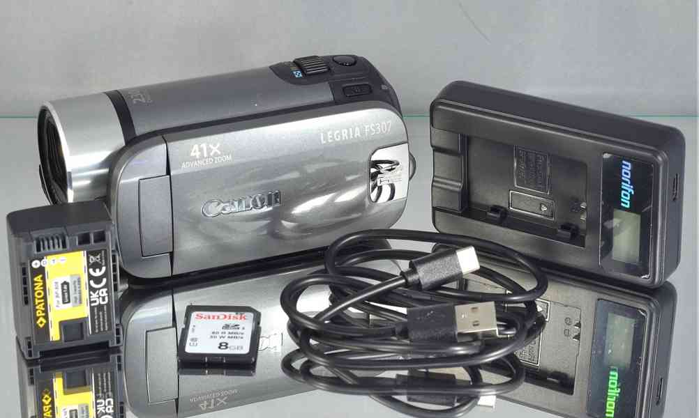 kamera: Canon Legria FS307 **37x zoom*DIGIC DV II - foto 3