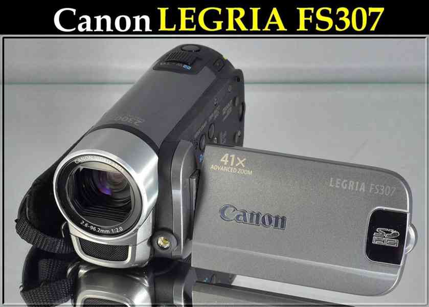 kamera: Canon Legria FS307 **37x zoom*DIGIC DV II - foto 1