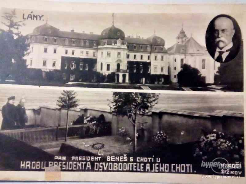 Pohlednice T.G. Masaryka - u hrobu - foto 1
