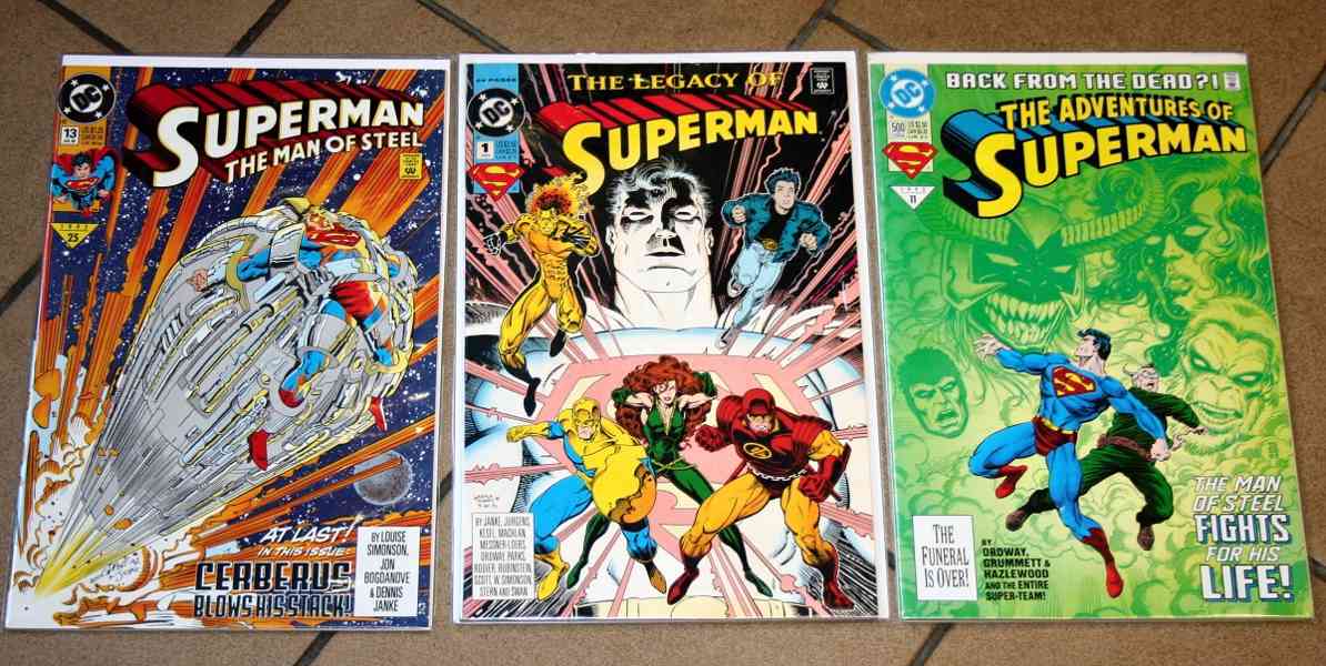 15x SUPERMAN - sběratelský DC komiks USA - NESEHNATELNÉ! - foto 4