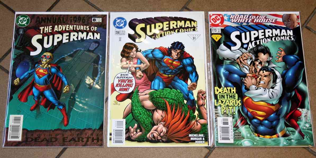 15x SUPERMAN - sběratelský DC komiks USA - NESEHNATELNÉ! - foto 5