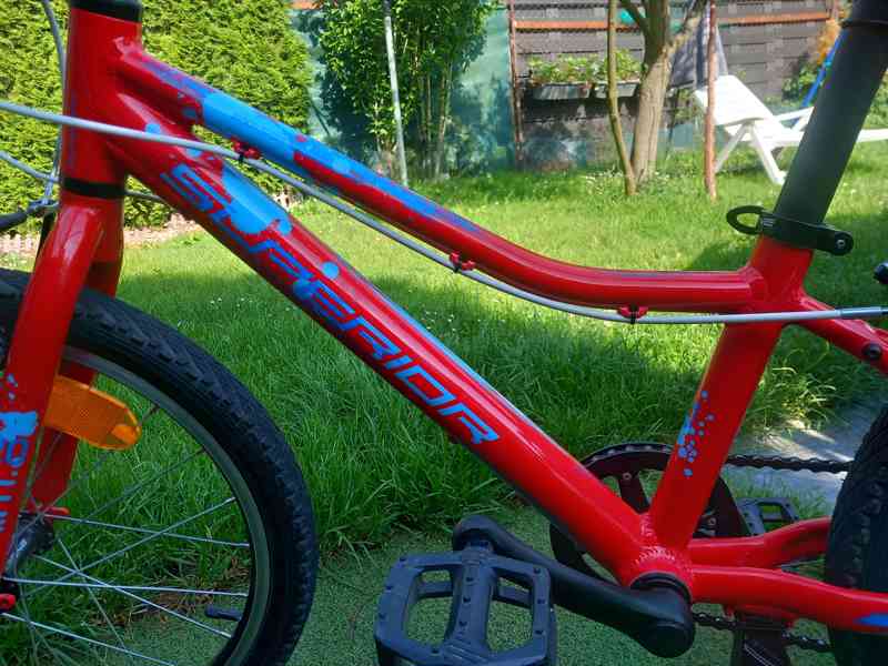 Dětské kolo Superior Paint XC 20, červené, TOP stav - foto 3