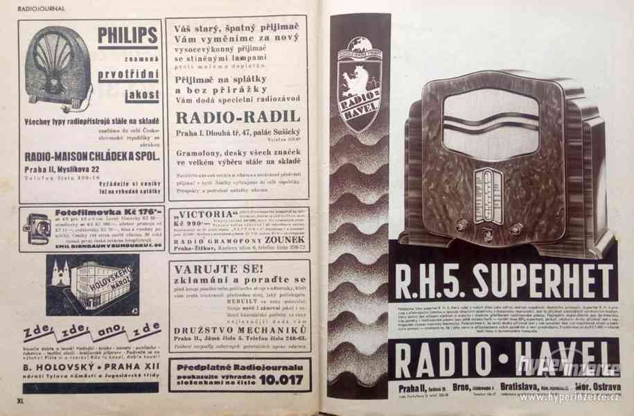 Časopisy Radiojournal, kompletní ročník 1933 - foto 1