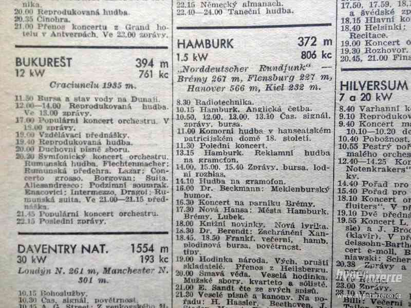 Časopisy Radiojournal, kompletní ročník 1933 - foto 5