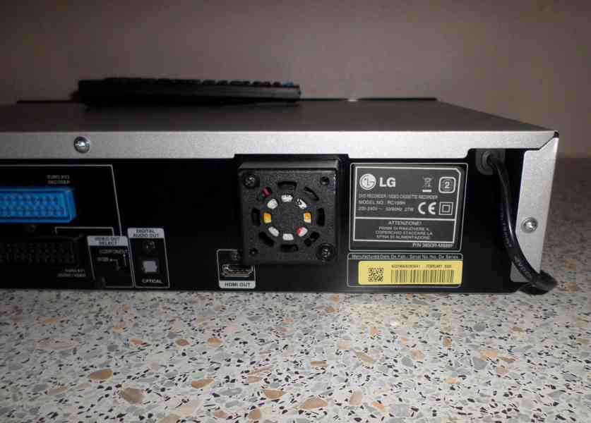 ⭐VHS-DVD rekordér LG RC198H - hdmi - foto 7