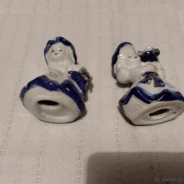 2 x porcelán soška dívky - foto 4