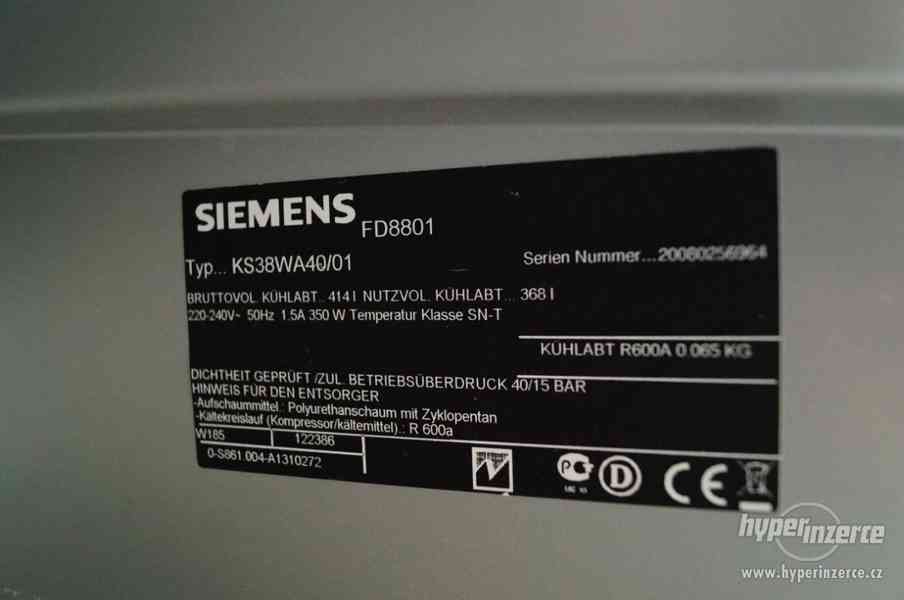 Vinotéka chladnice Siemens KS38WA40 dvouzónová - foto 3