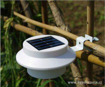Nové solární 6 LED venkovní zahradní svítidlo - foto 2