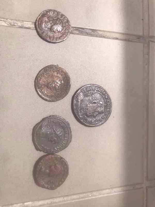 Antické mince Řím poklad - foto 1
