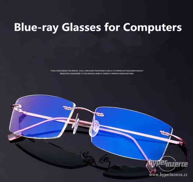 Počítačové Anti-Blue-Ray ne-dioptrické brýle - foto 1