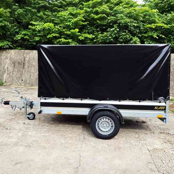 Přívěsný vozík brzděný 1300Kg, 2,65m x 1,30m, DPH - foto 19