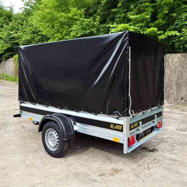 Přívěsný vozík brzděný 1300Kg, 2,65m x 1,30m, DPH - foto 21