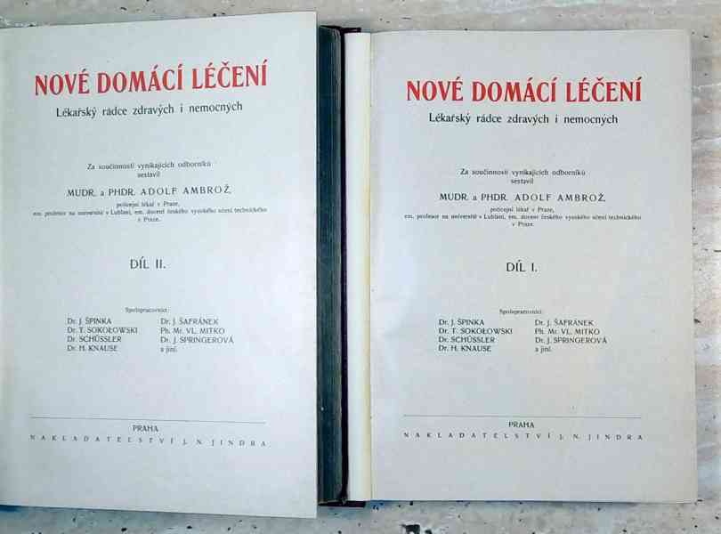 Starožitné lékařské knihy Nové domácí léčení, 1920 - foto 5