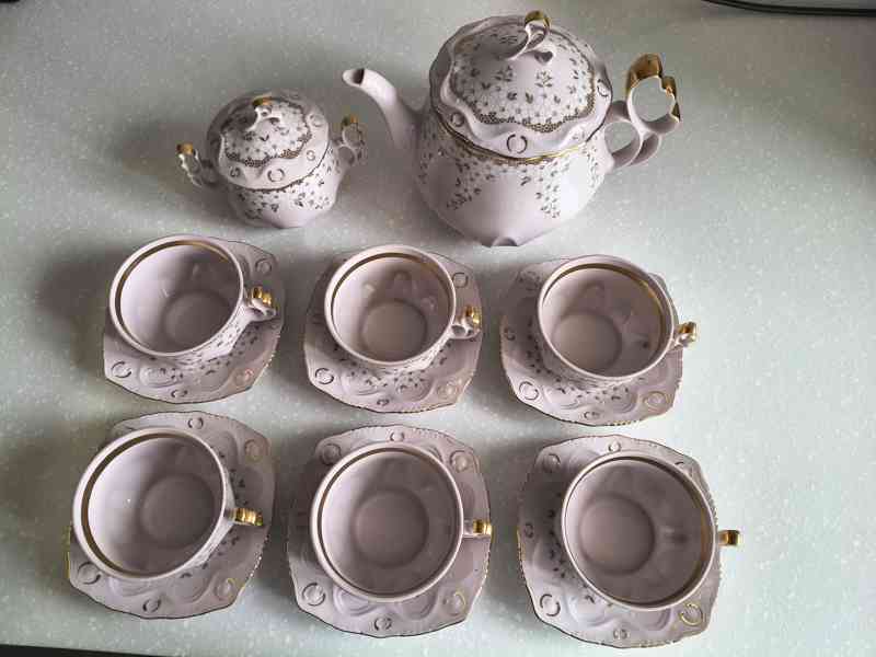 Porcelánový kávový set - foto 2