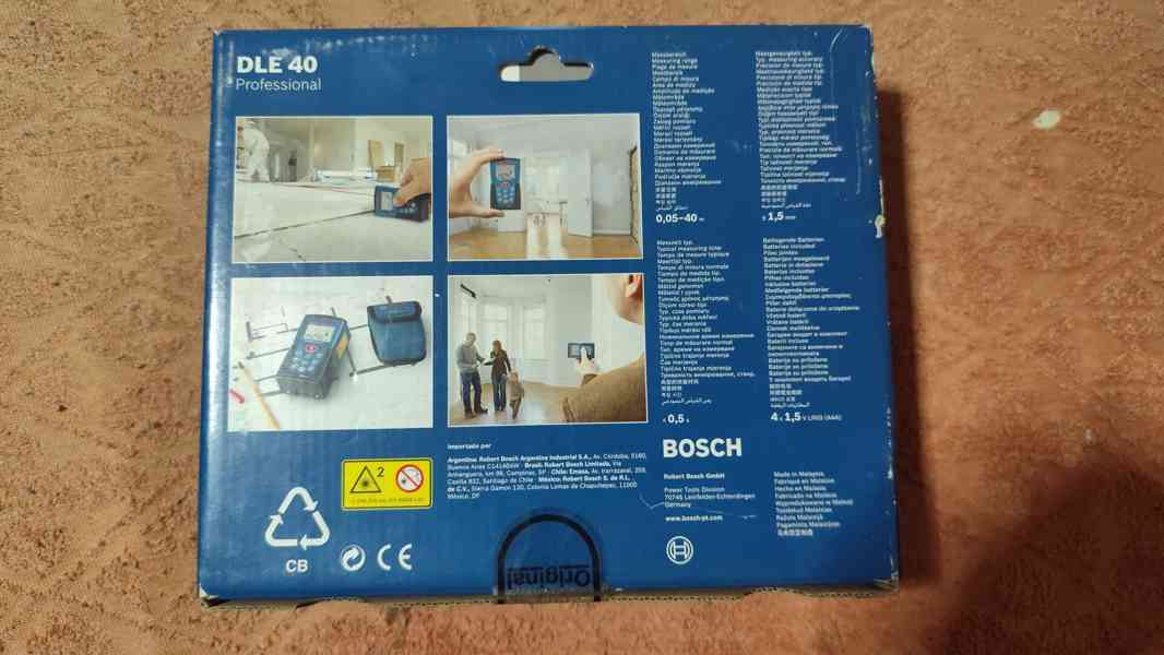 Laserový měřič vzdáleností DLE 40 - foto 2