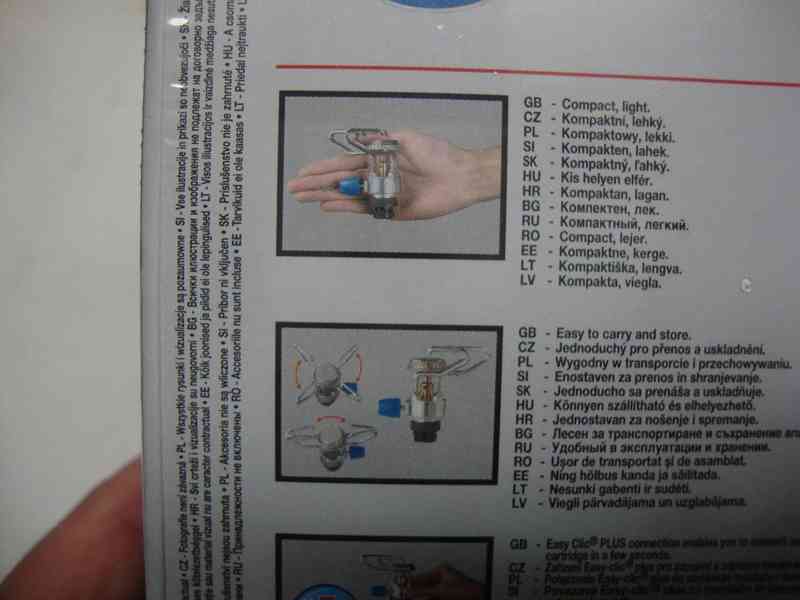 Vařič Campingaz SET Bleuet Micro Plus + kartuše CV300 Plus - foto 8