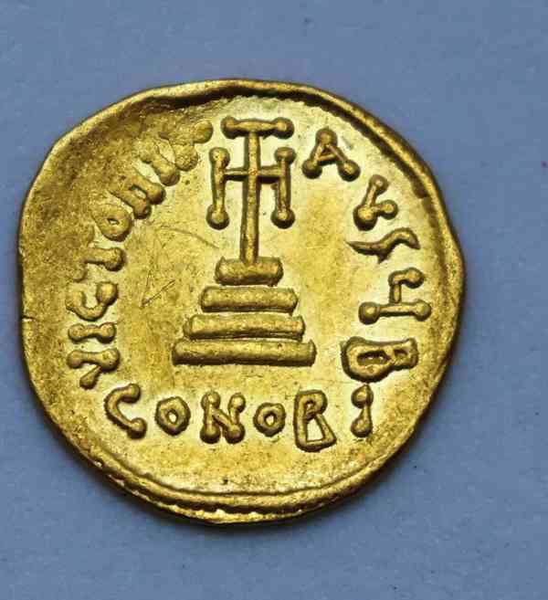 Zlatý Solidus Constans II. - (641-668 n.l.) - foto 2