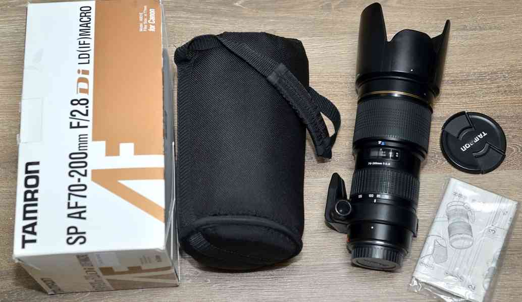 pro Canon -Tamron SP 70-200mm 1:2.8 LD DI IF MACRO - foto 3