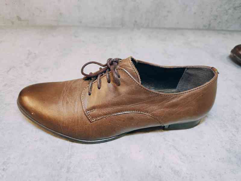 Dámské kožené boty  - foto 3