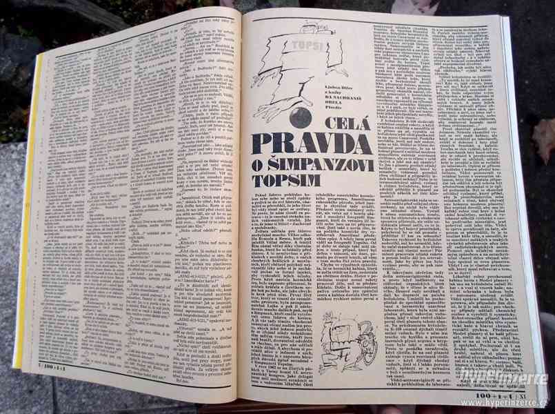 Časopisy 100+1, kompletní sbírka 1968–1979 - foto 8