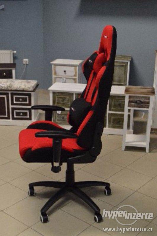Kancelářská židle, herní křeslo E-Racer F1-01 RED - foto 3