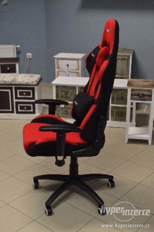 Kancelářská židle, herní křeslo E-Racer F1-01 RED - foto 4