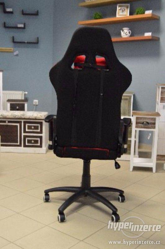 Kancelářská židle, herní křeslo E-Racer F1-01 RED - foto 6