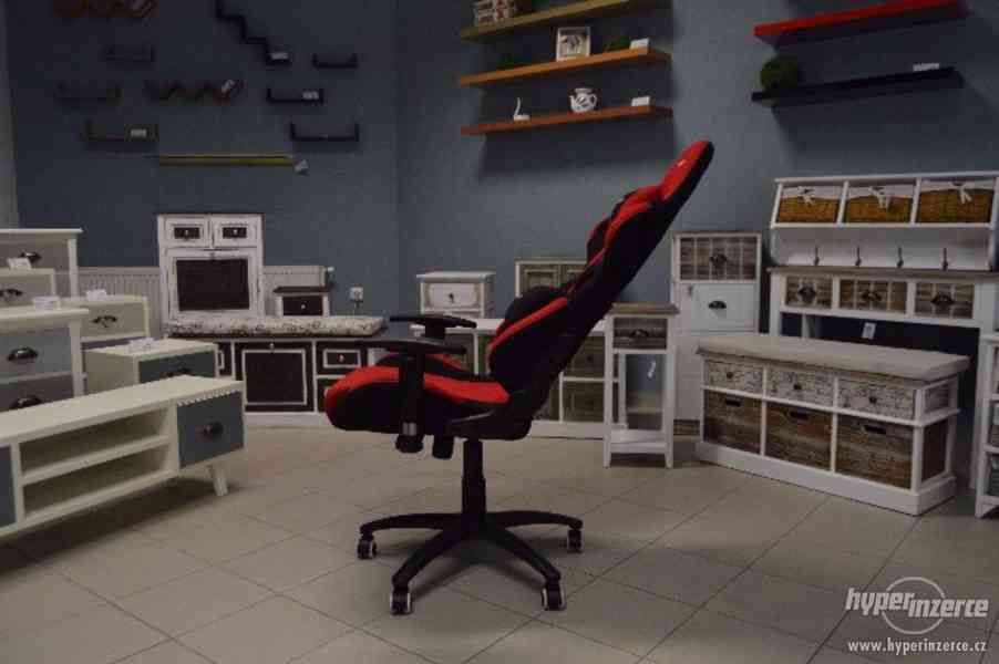 Kancelářská židle, herní křeslo E-Racer F1-01 RED - foto 7