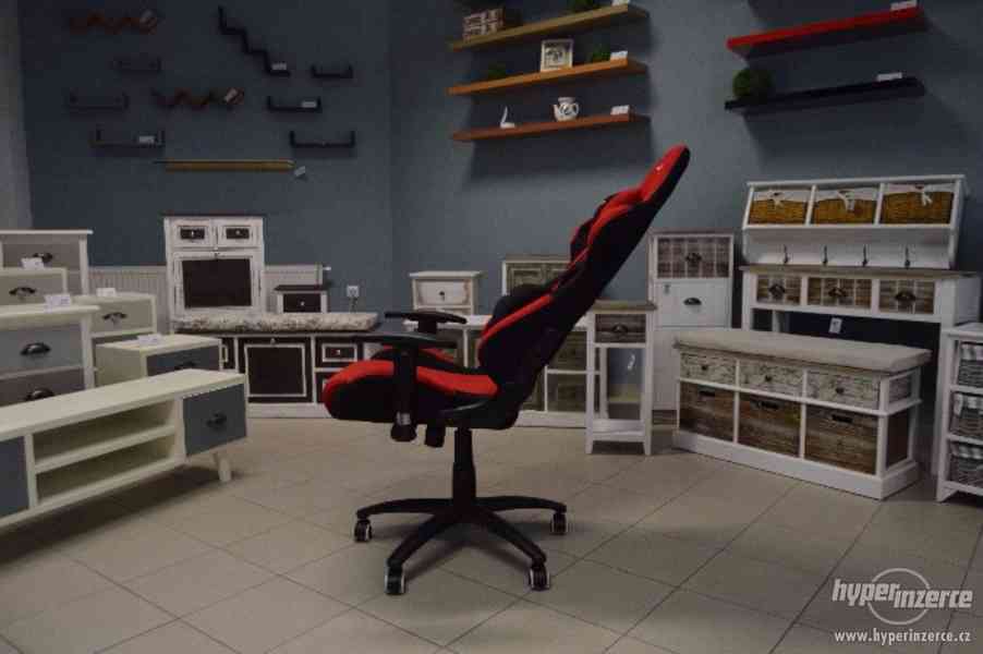 Kancelářská židle, herní křeslo E-Racer F1-01 RED - foto 8