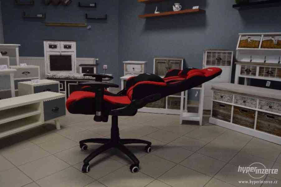 Kancelářská židle, herní křeslo E-Racer F1-01 RED - foto 9