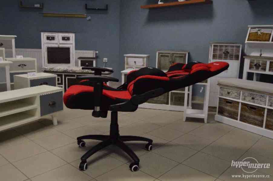 Kancelářská židle, herní křeslo E-Racer F1-01 RED - foto 10
