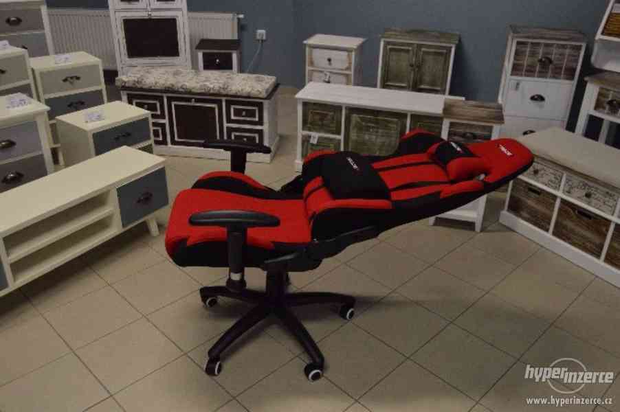 Kancelářská židle, herní křeslo E-Racer F1-01 RED - foto 11