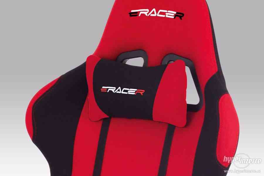 Kancelářská židle, herní křeslo E-Racer F1-01 RED - foto 12