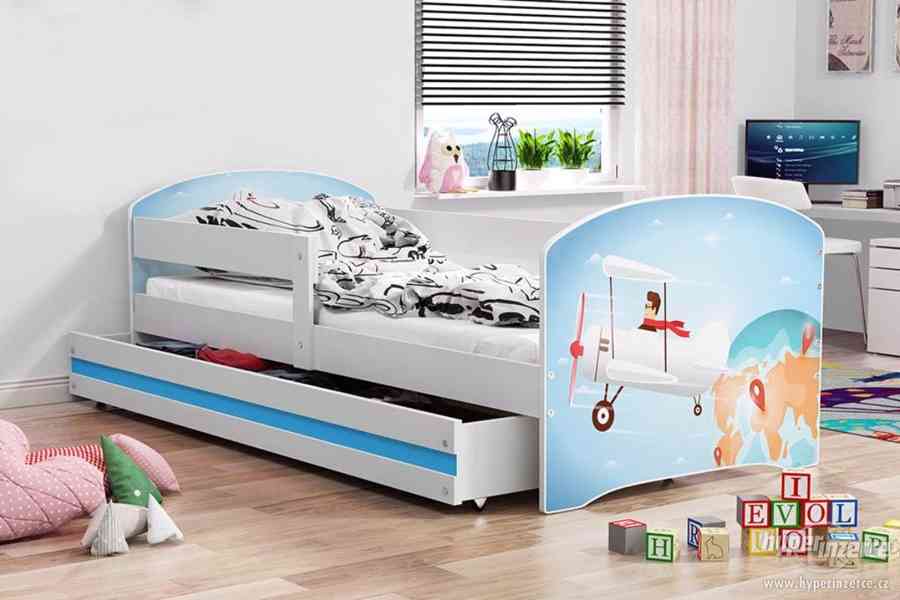 Dětská postel Luki 160x80 + matrace + šuplík - foto 1