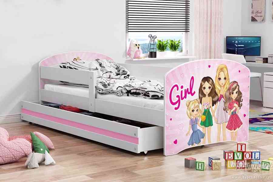 Dětská postel Luki 160x80 + matrace + šuplík - foto 2