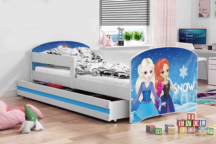 Dětská postel Luki 160x80 + matrace + šuplík - foto 3