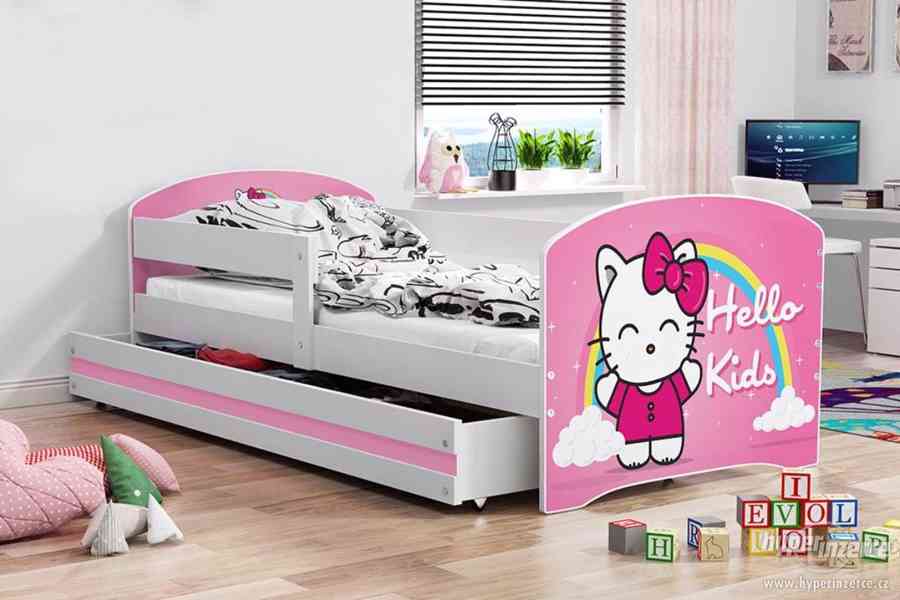 Dětská postel Luki 160x80 + matrace + šuplík - foto 5