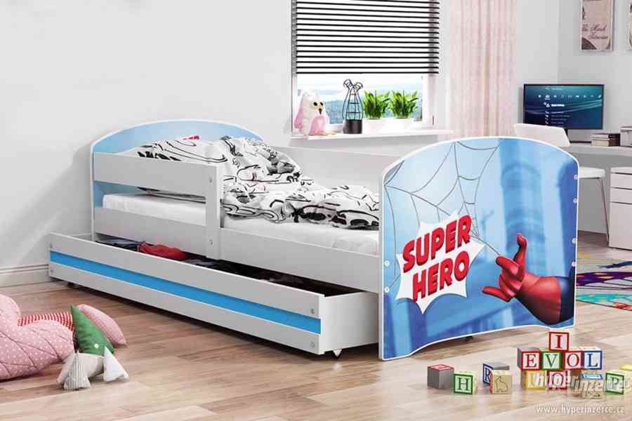 Dětská postel Luki 160x80 + matrace + šuplík - foto 8